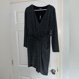 Express Metallic Mini Dress. Size M.